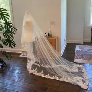 Customized Cathedral Wedding Veil by Designer